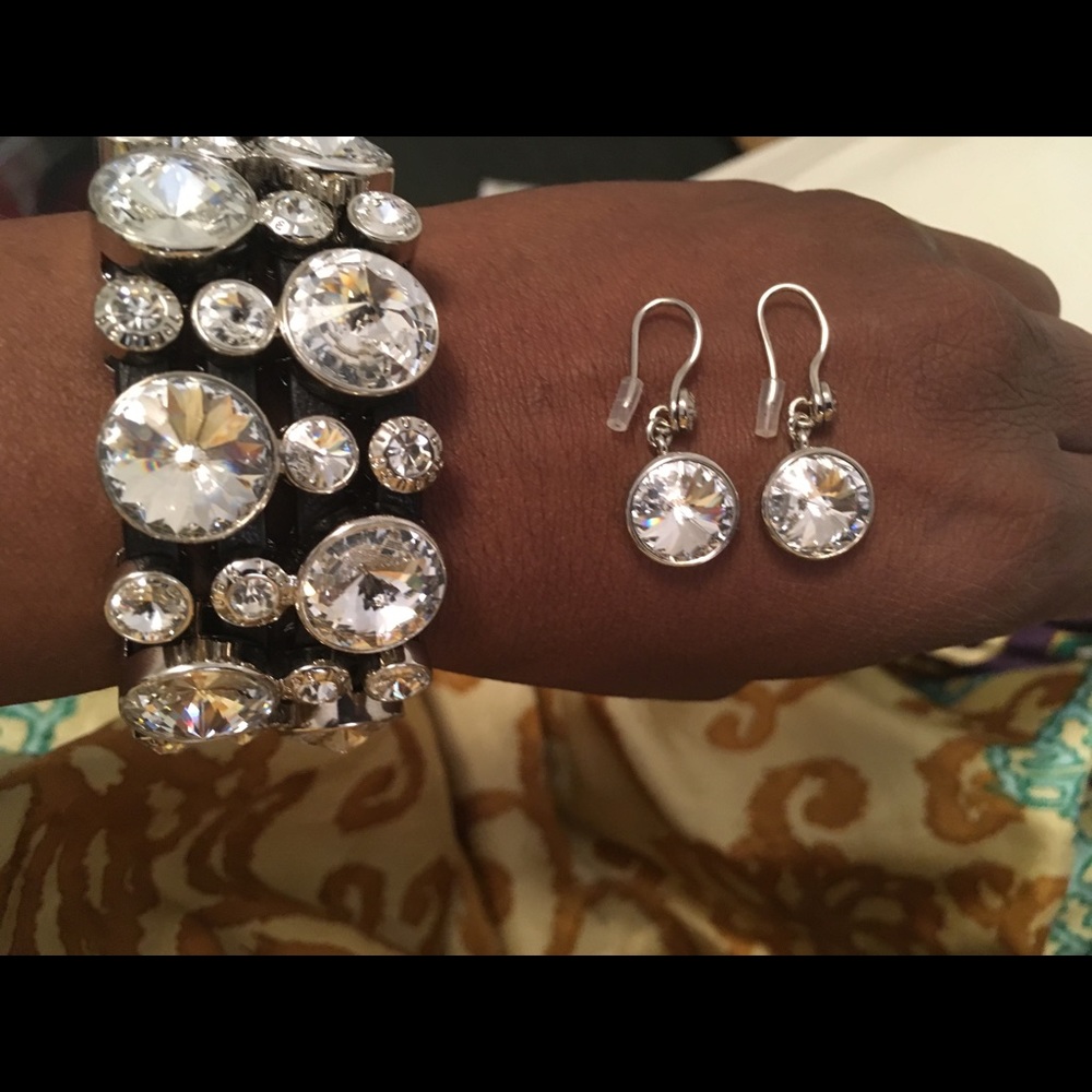 - Henri Bendel Crystal Earrings
